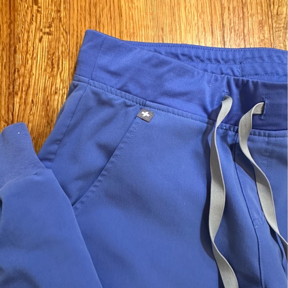 Figs Scrub Pants Womens XS Blue Zamora Joggers Technical Collection Cargo (#4) - Picture 5 of 14
